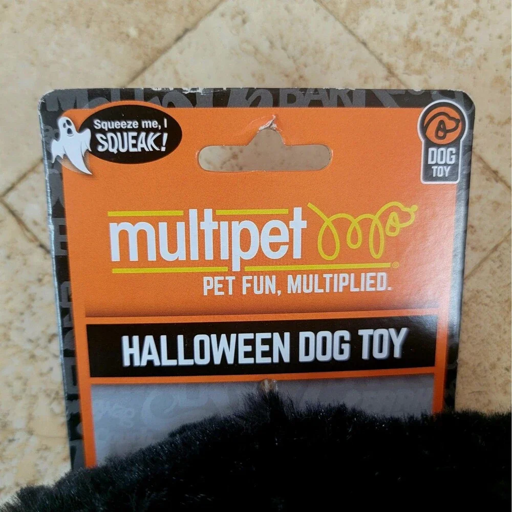Multipet Frankenstein Dog Toy Plush Halloween Squeaky Green Monster NWT